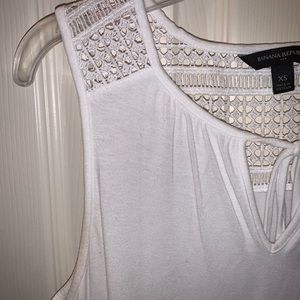 Banana Republic white tank top